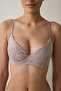 Beige Fervour Lace Bra - 3