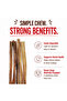 Pizzle Dog Chew Treat (12 Inch, 5 Pcs) - 3