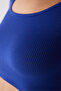 Seamless Seamless Ribbed Active Cobalt Blue Top - 5