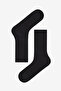 Men's Tennis Black 3-Piece Sock Socks - 2