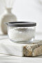 Duo Glass Storage Container Set of 3 Small Size 380 ml with Gray Plastic Lid (Breakfast) - 2