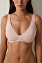 Dusty Rose Pointel Removable Covered Stitch-Free Wire-Free Bra - 3