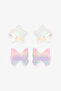 Girl's Butterfly 4-Piece Buckle Set