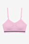 Girl's Light Pink Seamless Crop top