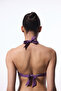 Purple Flora Hot Buckle Bikini Top - 2