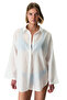 White Gaia Long Sleeve Shirt