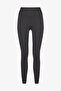 Waist Black Leggings - 5