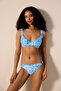 Shell Side Blue Multicolor Bikini Bottom - 4