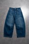 Gravity Blue Wide Leg Super Baggy Men's Trousers - 3