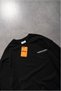 Classic Logo Men's Black Oversize Long Sleeve T-Shirt - 5