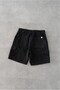 Black Urban Men's Cargo Shorts with Pockets - 6