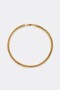 4mm Retro Gold Steel Men's Bracelet Ka1052Al