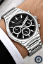 Function Men's Wrist Watch Steel Cord Silver-Black Bracelet Gift 3Atm Sdfer061 - 2