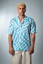 Tribal Checkered Drytech Oversize Men's Shirt Uk1177Tsmv
