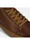 Monikar Tan Men's Leather Laced Casual Shoes - 6
