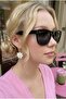 Marcos Unisex New Season Black Popular Oval Sunglasses - 2