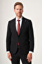 Black Swallow Collar Full Lining 6 Drop Slim Fit Flexible Suit 1001265162 - 3