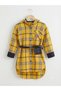 Girl's Hooded Bag Belt Dress - 5