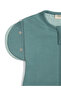 Double Layer Cotton Baby Swaddle Jumpsuit 1.5 Tog Mint - 3