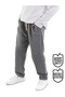 Boy's Striped Gray Trousers