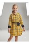 Girl's Hooded Bag Belt Dress - 3