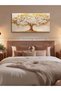 Wealth Tree Wrap Framed Wall Art – Golden Prosperity Design For Home Decor - 2