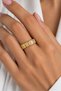 Vintage Middle Baguette Single Stone Ring