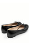 Taarus Women's Black Patent Leather Bowknot Ballerina Flat Sole Comfortable Daily Shoes - 4