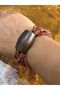 Brown Wooden Bamboo Beaded Multi Women's Bracelet - 4