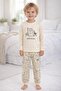 100% Cotton Children's Long-Sleeve Thin Pajama Set - 2