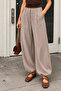 Mink Pleated Pocket Balloon Women's Trousers Mg2692 - 2