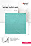 Fuchsie Microfiber Cloth for Removing Difficult Dirt, Bathroom Faucet and Fixture Polishing Cloth 40X40 cm Turquoise - 6