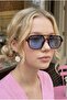 Swanky Unisex Leopard Frame Blue Ultra Light Uv400 Filtered Sunglasses