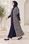 Women's dress with vest 2 piece set - 5