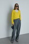 Gray Lina Pleated Trousers - 2