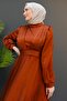 Milanda Hijab Evening Dress Cinnamon - 5