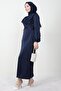 Naz Hijab Evening Dress Dark Blue
