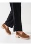 Women's Genuine Leather Loafer Thick Sole Casual Shoes Santoni Brown Suede - 8