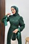 Betül Tesettür Evening Dress Emerald - 5