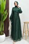 Betül Tesettür Evening Dress Emerald - 3