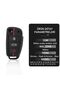 Audi Compatible A1 A3 A4 A5 A6 A7 Q3 Q5 Q7 Q8 Tt S3 S4 S6 Rs Silicone Patterned Key Case Cover (Black Red) - 3