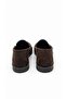 Olveni̇a Brown Suede Women's Casual Comfortable Loafer Shoes - Drawstring Penny Moccasin - 4