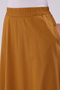 Double Pocket Elastic Waist Poplin Skirt - 7