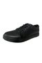-- Black - Genuine Leather Men's Sports Shoes - 2