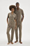 Kkt-26150 Apaj Collar Buttoned Pajama Set - 2