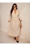 Rochie maxi, bej - 1XL - 6