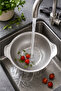 18 cm Stainless Steel Strainer with Handle – Fine-Mesh Kitchen Strainer with Stand - 6