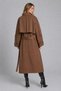 Women's Polyviscon Oversized Lined Trench Coat - 3