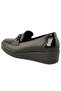 D26Ka-7050-B Black Women's Comfort Leather Shoes - 3