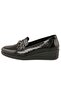 D26Ka-7050-B Black Women's Comfort Leather Shoes - 2